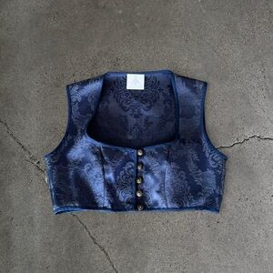 Vintage Tapestry Corset Top